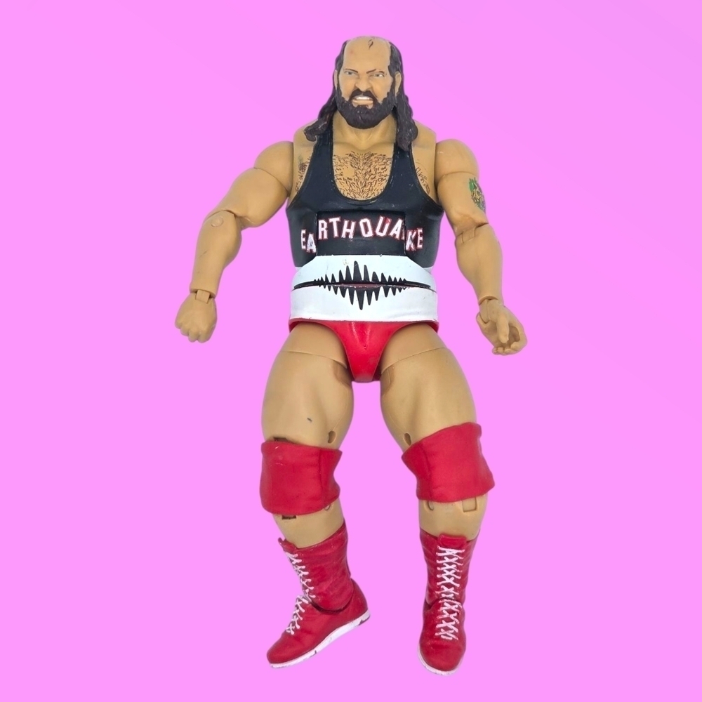 WWE Mattel Elite Series Earthquake Natural Disaster Then Now Forever Figure